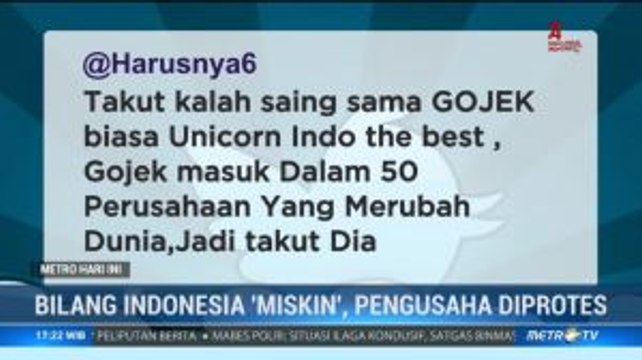 Sebut Indonesia Miskin, Pengusaha Malaysia Diprotes Netizen