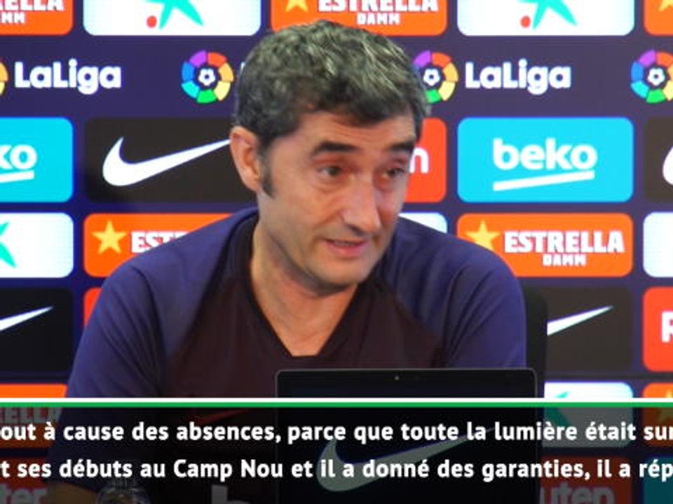 Barça - Valverde : "Griezmann nous a donné des...