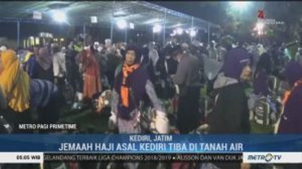 Jemaah Haji Asal Kediri Tiba di Tanah Air