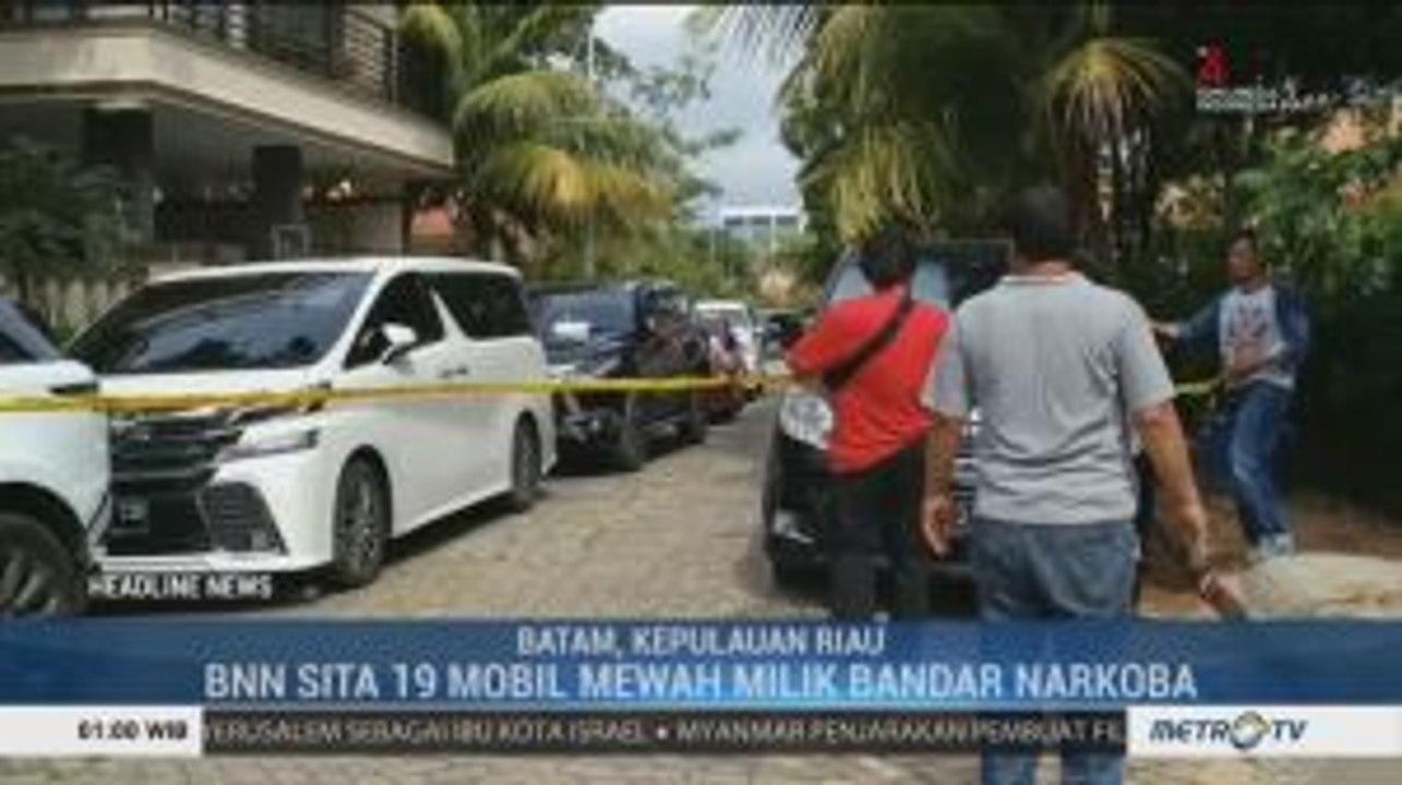 BNN Sita Belasan Mobil Mewah Milik Bandar Narkoba