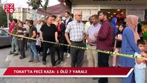 Kazada savrulan araç, anne ve kızının üzerine devrildi: 1 ölü, 7 yaralı