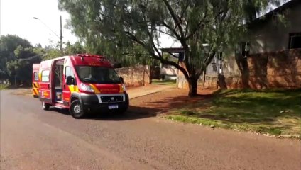 Vítima tem suspeita de fratura após sofrer queda de cadeira