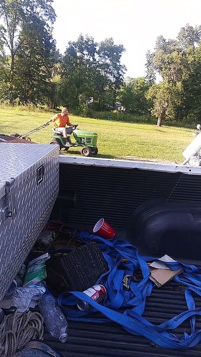 Lawn Mower Life Hack Win