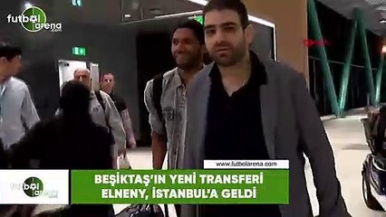 Beşiktaş'ın yeni transferi Elneny, İstanbul'a geldi