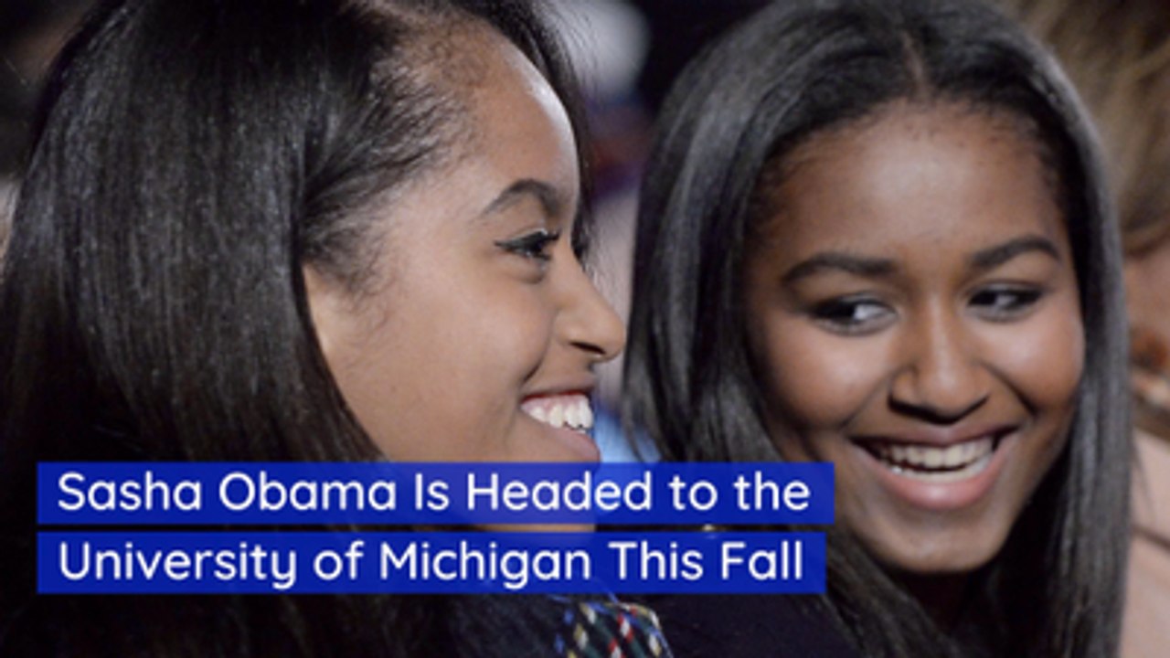 Sasha Obama Chooses The Wolverines