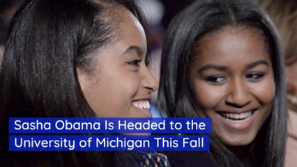 Sasha Obama Chooses The Wolverines