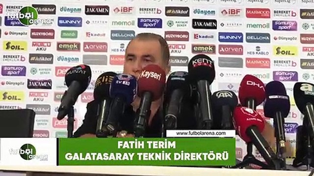 Fatih Terim: Bugün Galatasaray adına var denilecek hiçbir şey yok