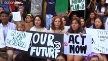 Greta Thunberg protesta a New York