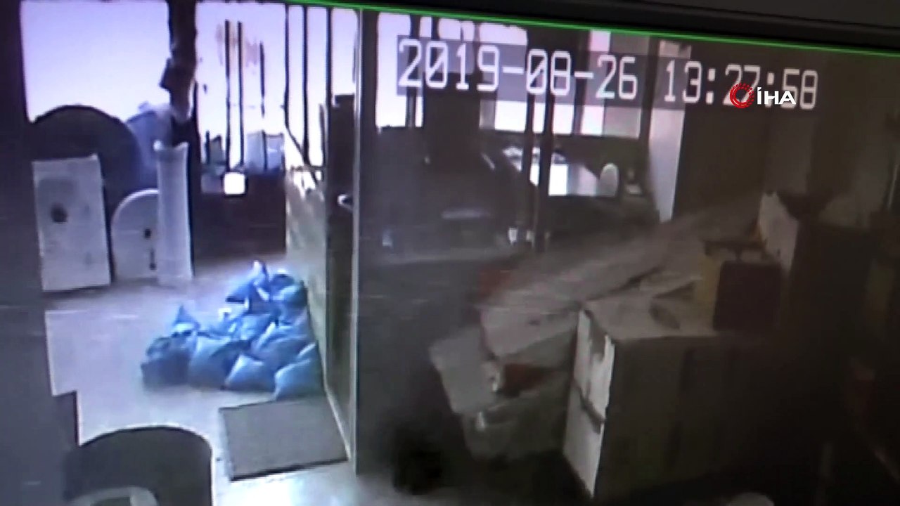 İş yerine giren hırsız 20 bin lira böyle çaldı