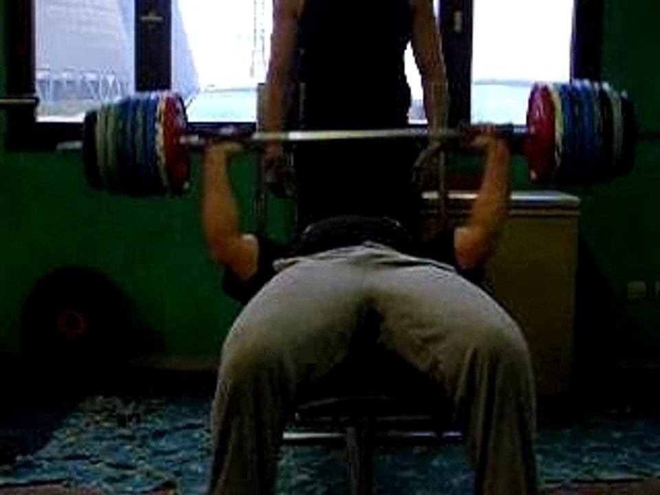 3x190kg développé couché