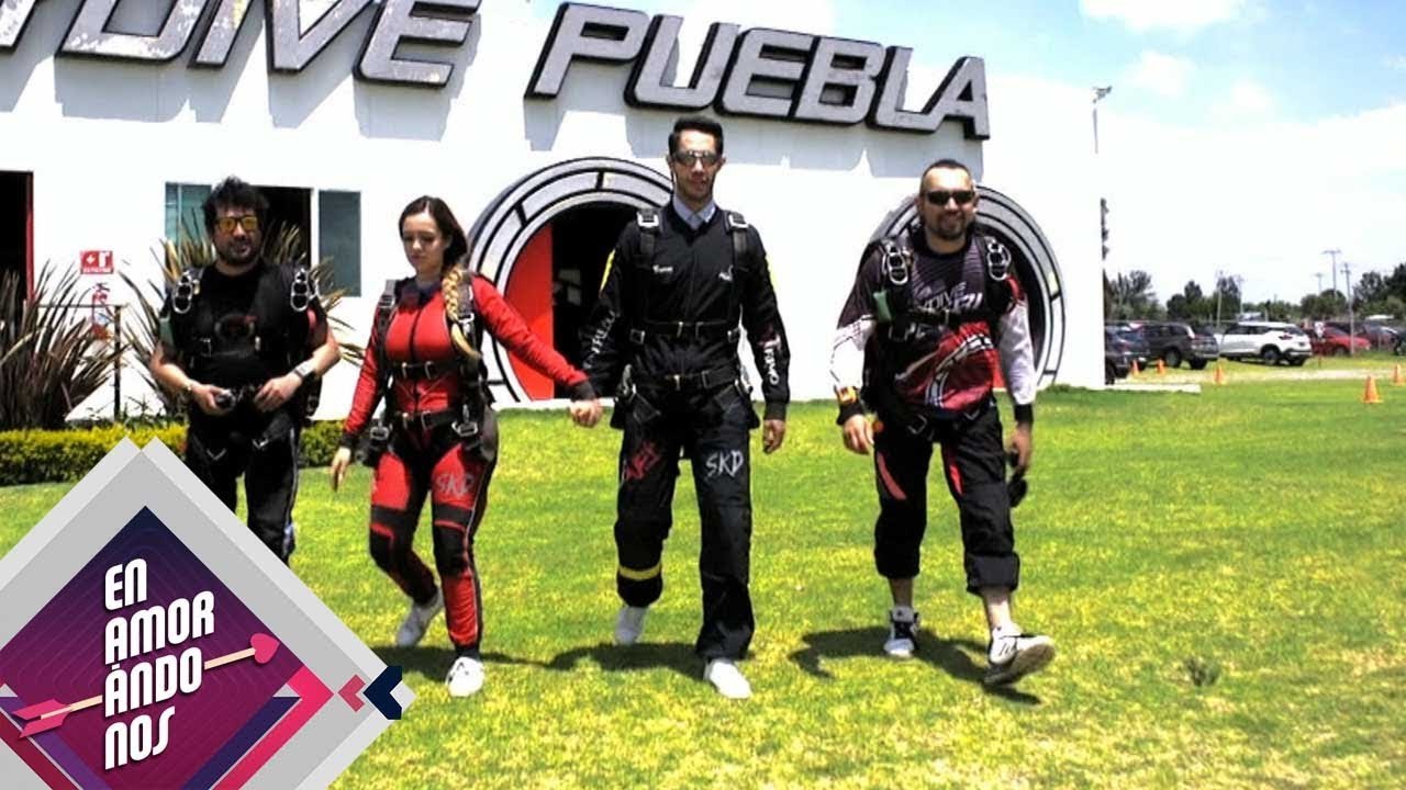¿Miguel y Yaritza logran aventarse en paracaídas? | Enamorándonos