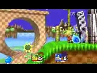 Super Smash Bros. Brawl - Pikachu VS Sonic