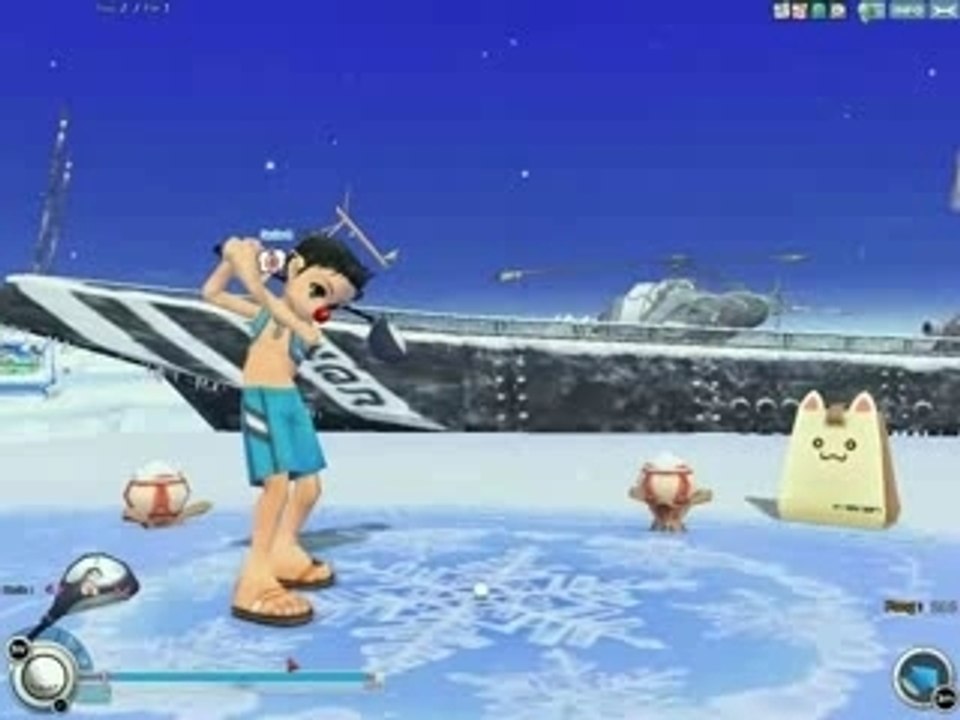 pangya ice cannon trou 2 HIO toma