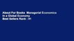 About For Books  Managerial Economics in a Global Economy  Best Sellers Rank : #1