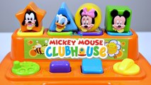 MICKEY MOUSE Brinquedos Surpresas Aprendendo Cores e Formas