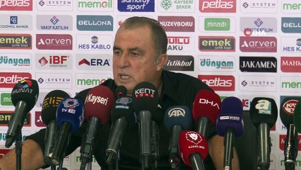 Fatih Terim: 'Çok enteresan bir maç oldu'
