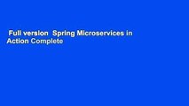 Full version  Spring Microservices in Action Complete