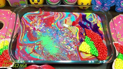 Mixing Random Things into Slime #19 !!! Slimesmoothie Relaxing Satisfying Slime s