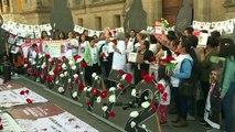 Familiares protestan por desaparecidos en México