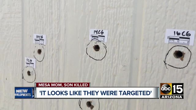 At least 26 shots fired in Mesa shooting that killed mother, 10-year-old boy