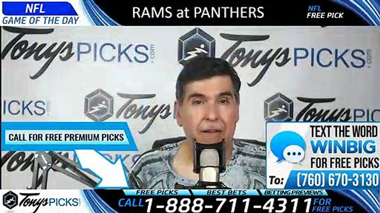 Rams Panthers NFL Pick 9/8/2019