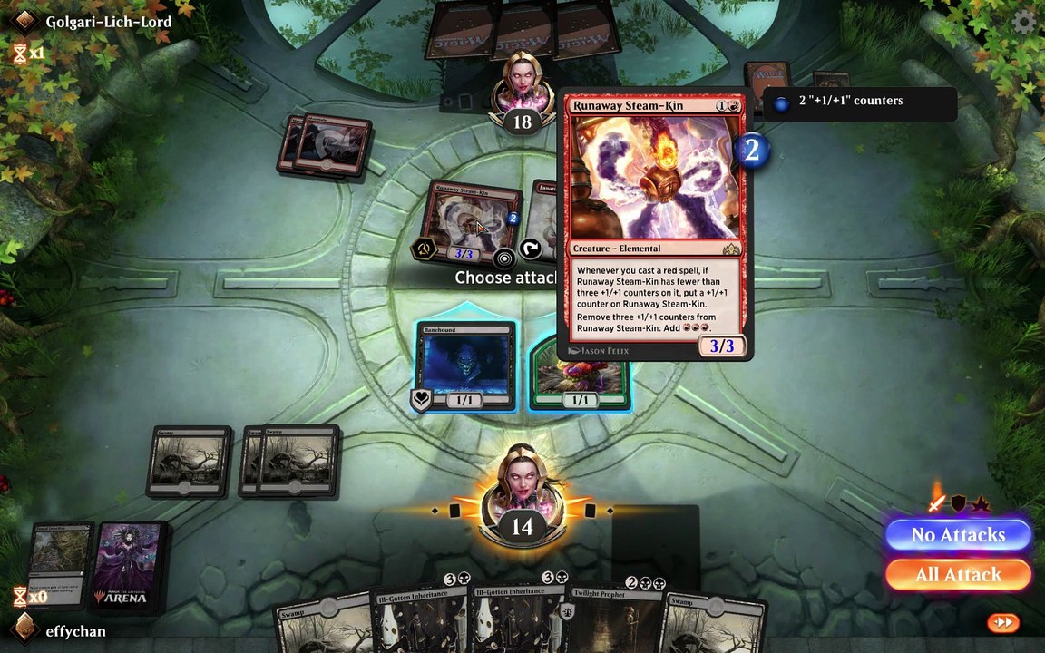 Mono Black vs Mono Red Aggro (Standard)