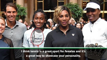Tennis is a great way for young stars to shine - Williams
