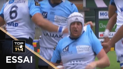 TOP 14 - Essai Maxime LAMOTHE (AB) - Bayonne - Clermont - J2 - Saison 2019/2020