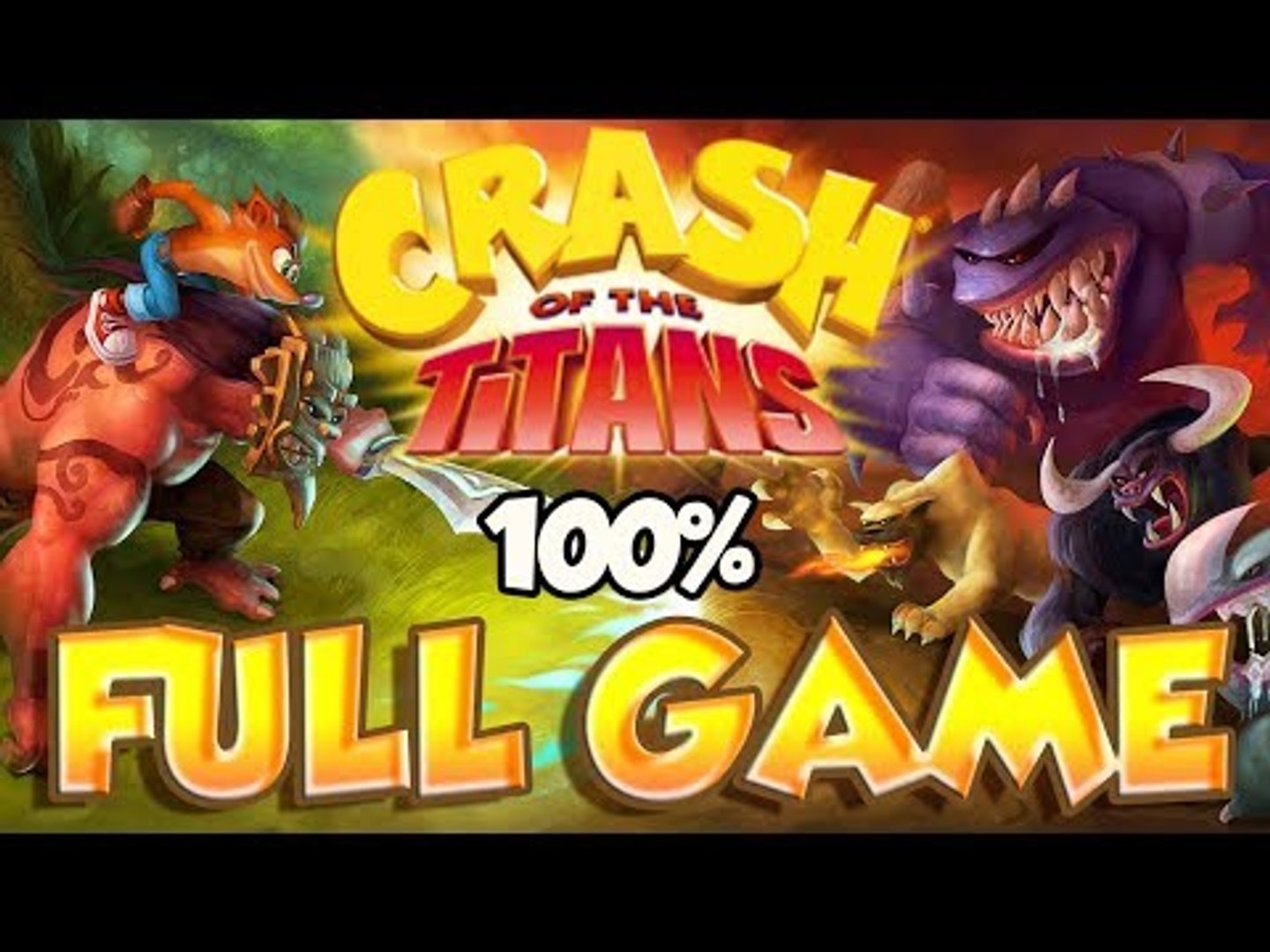 Crash of the Titans - 100% Walkthrough in Hard (2 Players) Episode