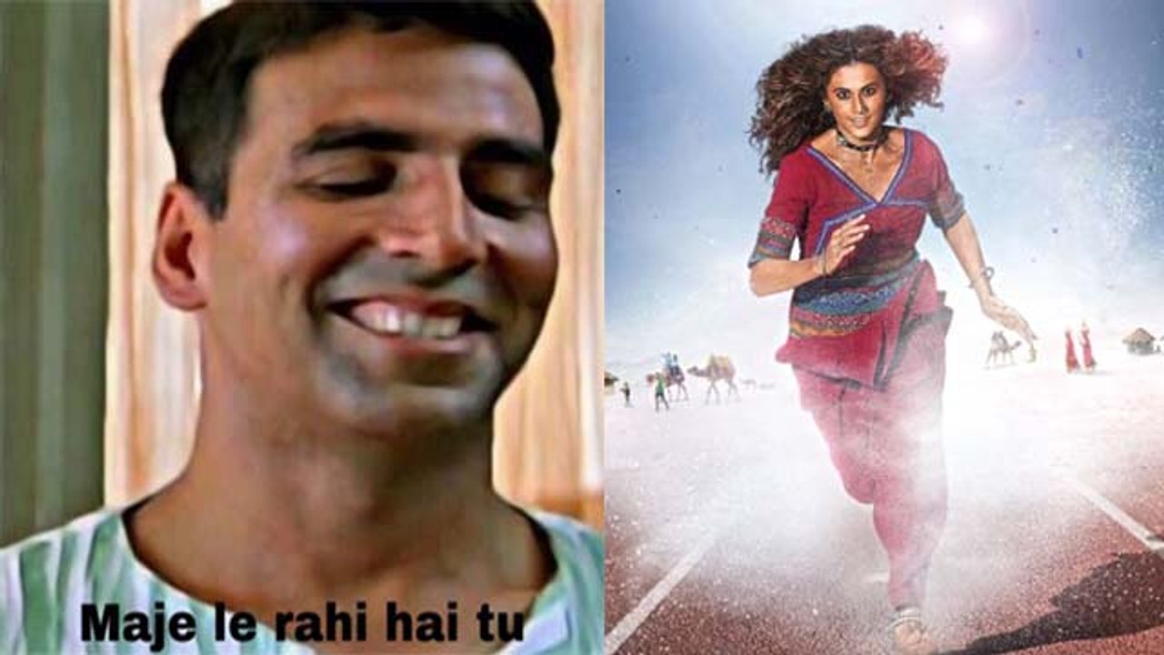 Akshay Kumar gives hilarious reply on Taapsee Pannu's tweet for Rashmi Rocket | FilmiBeat