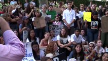 غريتا تونبرغ تشارك في أوّل تظاهرة لها من أجل المناخ في نيويورك