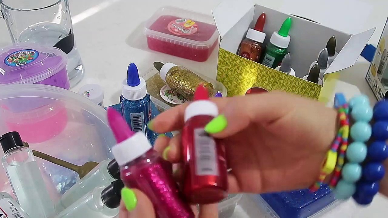 Simli Slime Yapamazsın! Meydan Okuma Çöplük Slaym Biriktiriyorum Eğlenceli . Bidünya Oyuncak