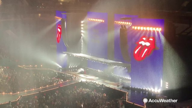 The Rolling Stones learn that when it comes to the weather, you can't always get what you want!