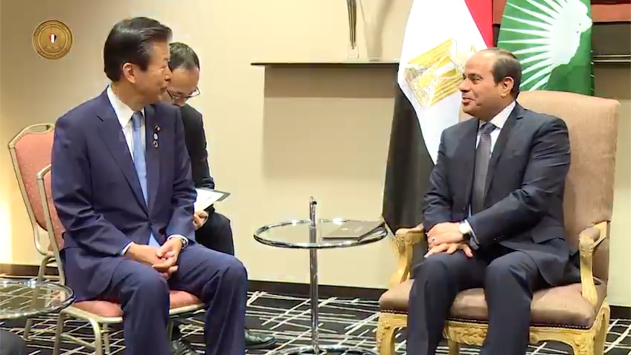 السيسي يختتم زيارته لليابان بلقاء رئيس حزب "كوميتو"