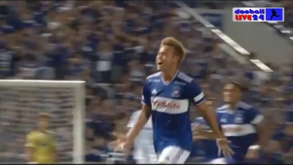 โยโกฮามา เอฟ มารินอส vs กัมบะ โอซาก้า (ครึ่งแรก) 31/8/2562/ อุ้ม ธีราทร ทำประตูแรกบนแผ่นดินญี่ปุ่น