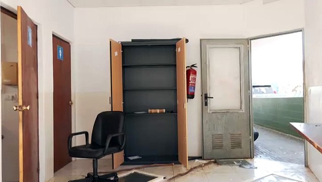 Destrozado el puesto fronterizo de Ceuta por el último asalto masivo de inmigrantes sin papeles