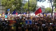 İngiltere Başbakanı Boris Johnson'ın parlamentoyu tatil etme kararı başkent Londra'da protesto edildi