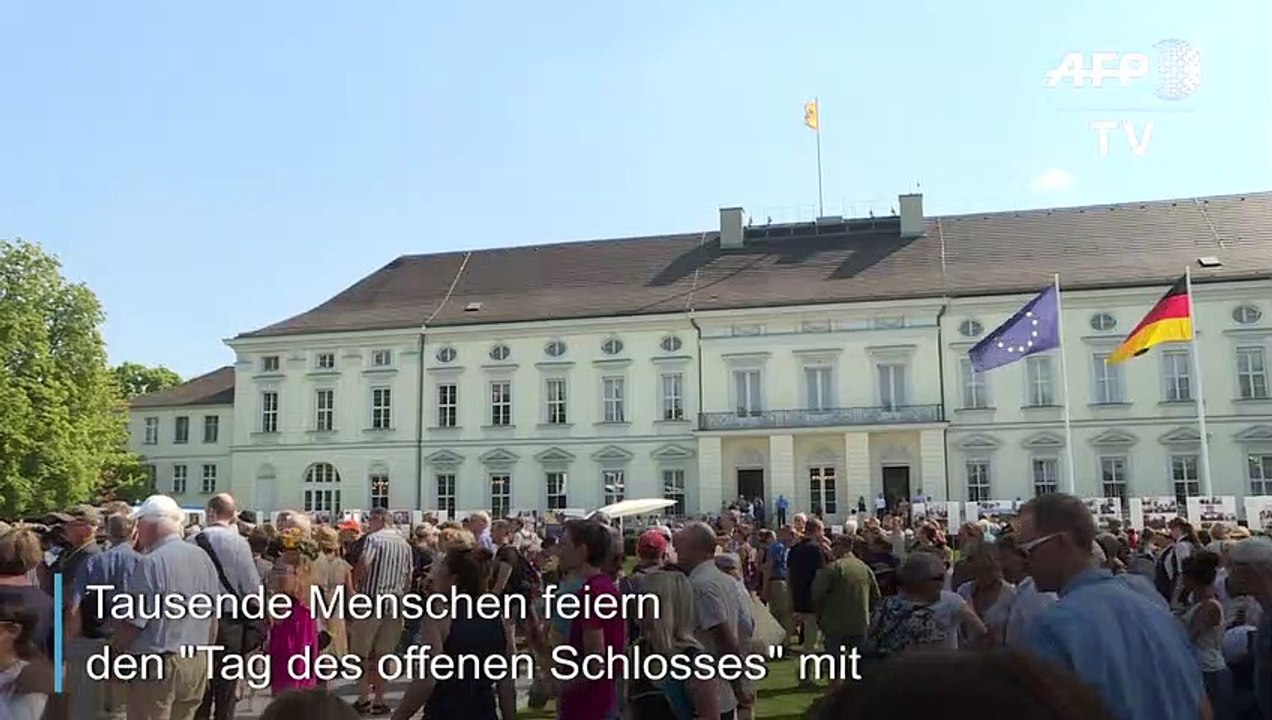 Steinmeier feiert Bürgerfest im Schloss Bellevue