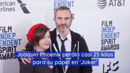 Joaquin Phoenix perdió casi 25 kilos para su papel en 'Joker'