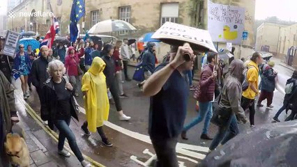 A 'Stop the Coup' anti-Brexit protest in Bristol draws thousands