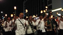 Pawai Obor Jakarta Muharram Festival Ternyata Gunakan Lampu Bukan Api