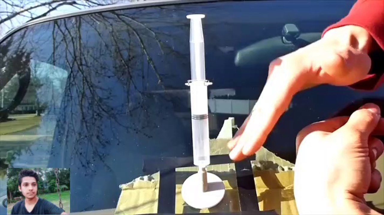 How to Repair a Chip or Crack on windshield | In Just 10 Bucks!