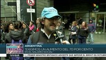 Argentina: se registran movilizaciones para exigir salarios dignos