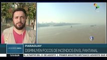 Disminuyen considerablemente focos de incendios en Pantanal paraguayo