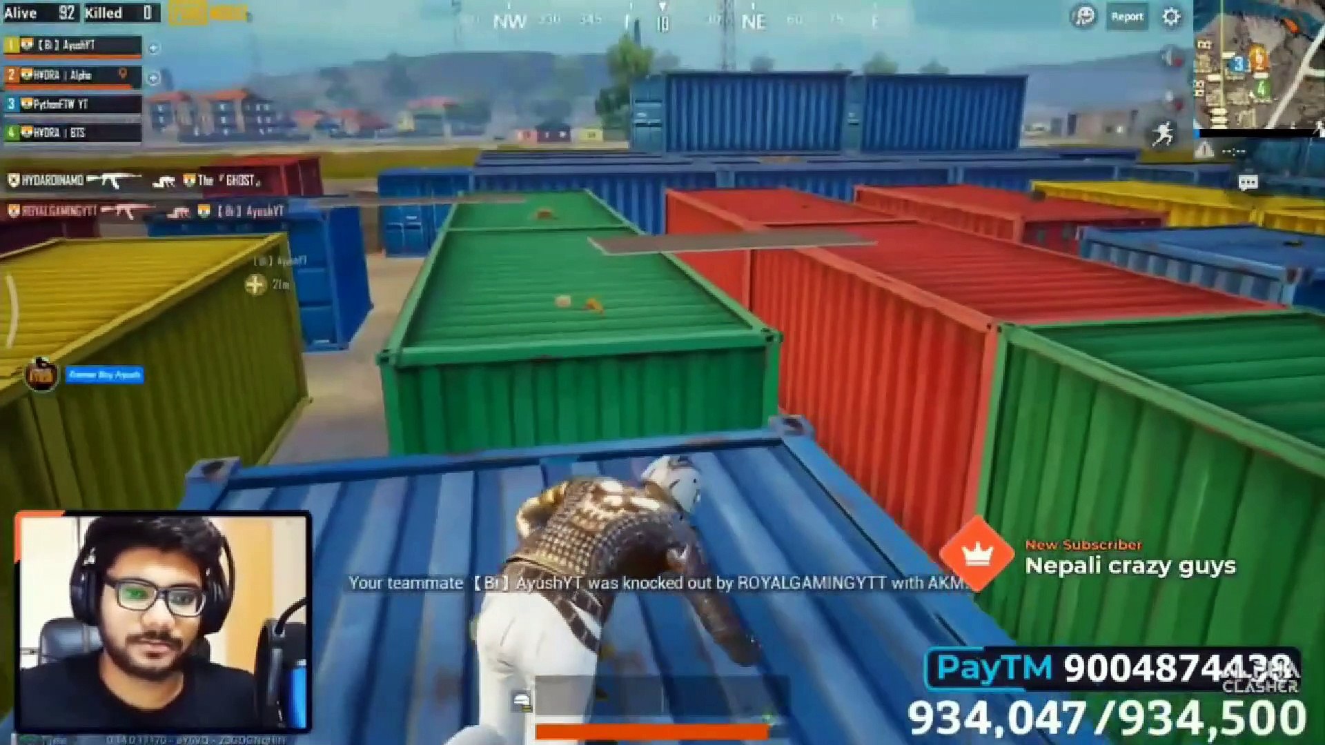 Pubg Mobile -highlights Alpha killed by hacker