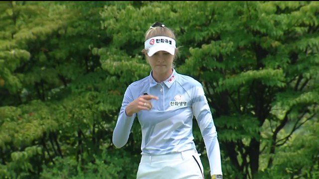 넬리 코르다, KLPGA 메이저 한화 클래식 3R 단독 선두 / YTN