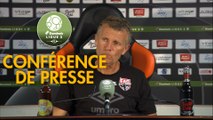 Conférence de presse FC Lorient - EA Guingamp (0-1) : Christophe PELISSIER (FCL) - Patrice LAIR (EAG) - 2019/2020