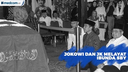Jokowi dan JK Melayat Ibunda SBY