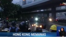 Ricuh, Demonstran Hong Kong Lempar Bom Molotov ke Aparat