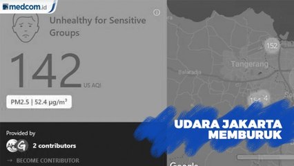 Kualitas Udara Jakarta Kembali Memburuk